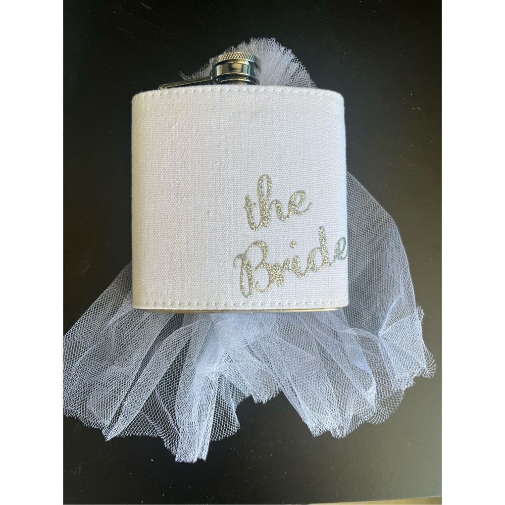 Bride Flask with Veil NEW